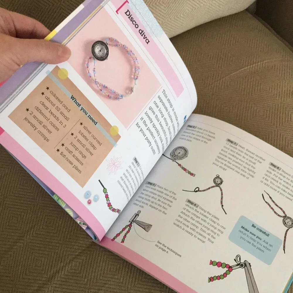 NEW Glam My Watch: 12 Cool Watch Straps to Make and Wear DIY BOOK w/Supplies